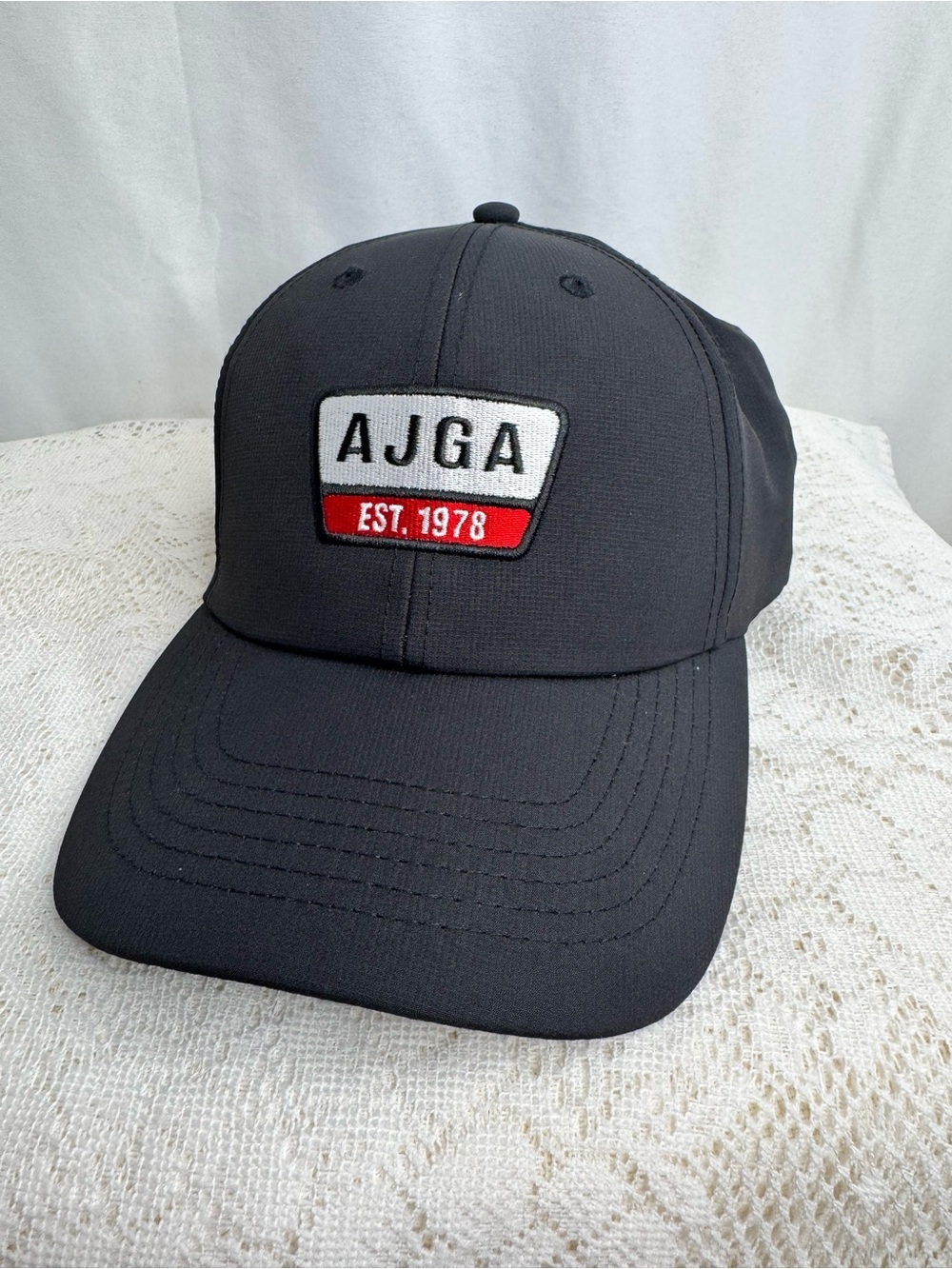 AJGA Est 1978 Imperial Black Adjustable Golf Hat Cap American Junior Golf Assoc.